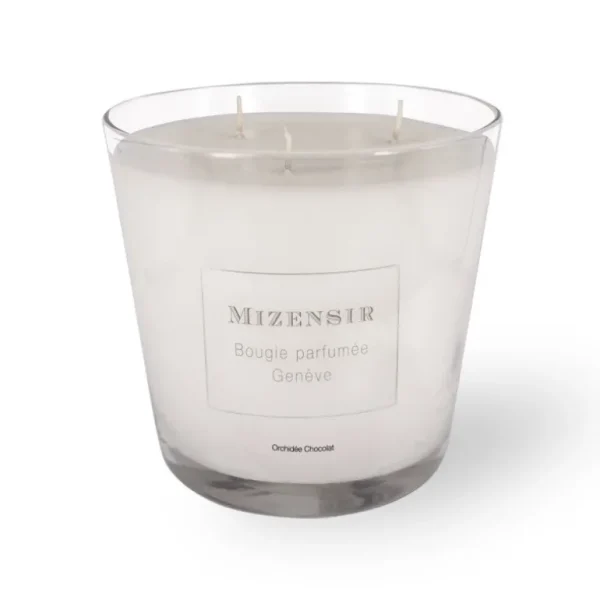 Mizensir Parfums Orchidée Chocolat | Large scented candle